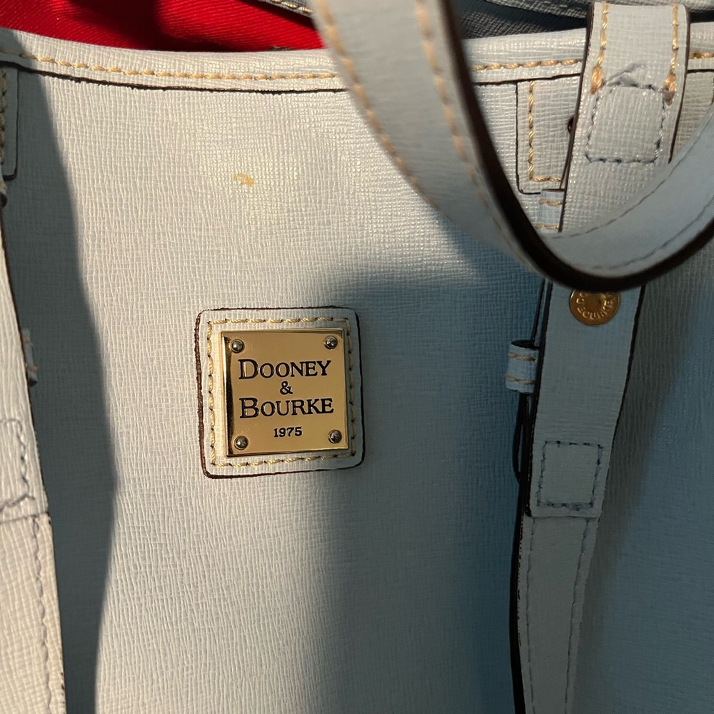 Dooney & Bourke Sky Blue Leather Handbag